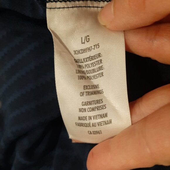 3/$20 DENVER HAYES Sheer Blouse Textured Long Slit Sleeves Chevron Keyhole Top - Picture 11 of 12